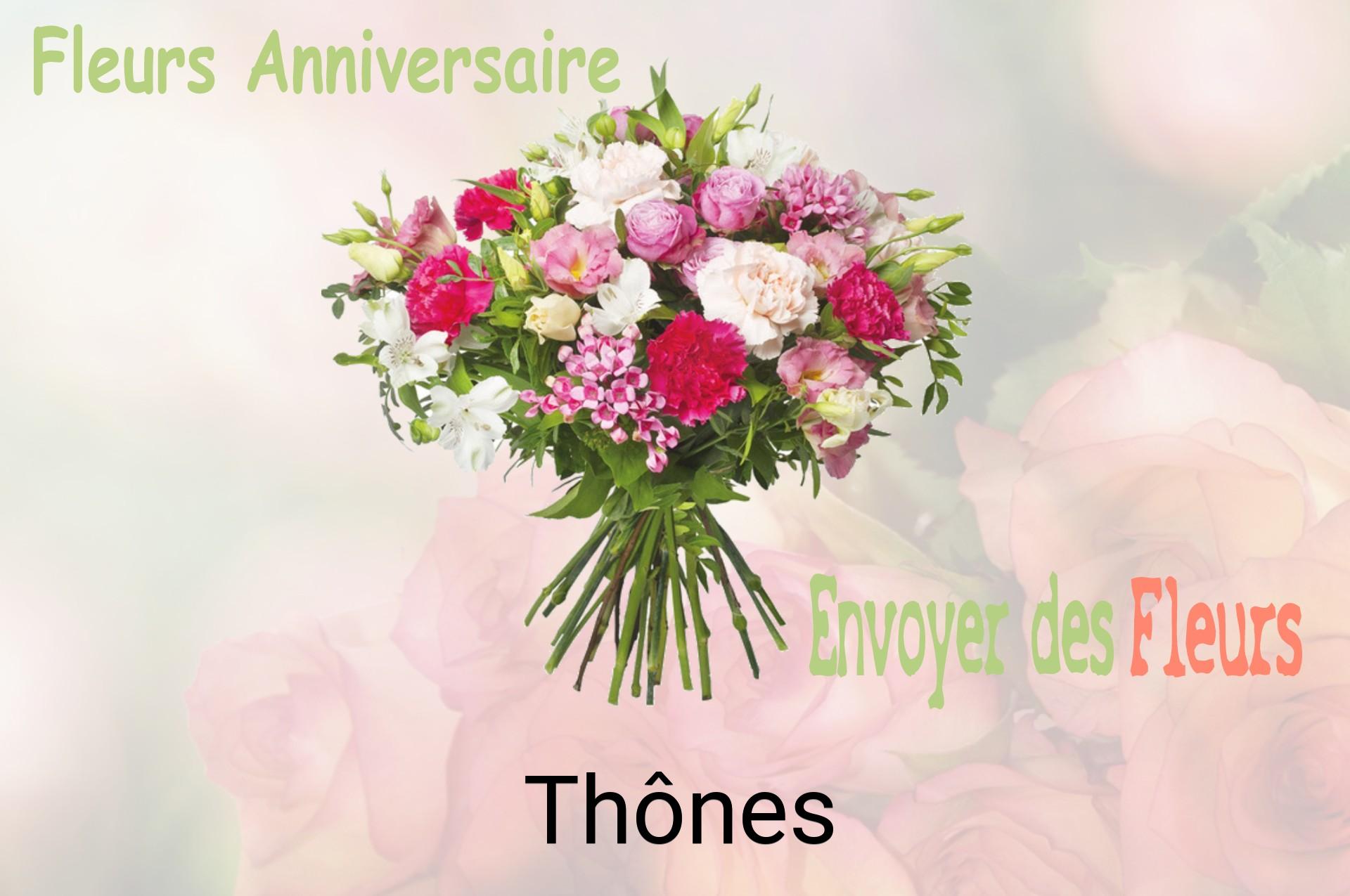 Bouquet de fleurs d’anniversaire livré à Thônes